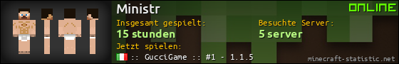 Benutzerleisten 560x90 für Ministr