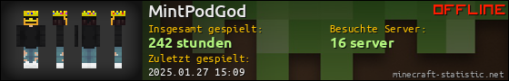 Benutzerleisten 560x90 für MintPodGod