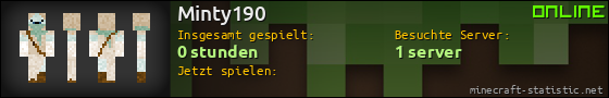 Benutzerleisten 560x90 für Minty190