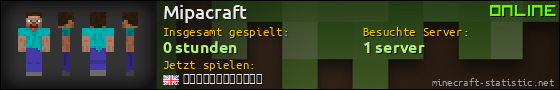 Benutzerleisten 560x90 für Mipacraft