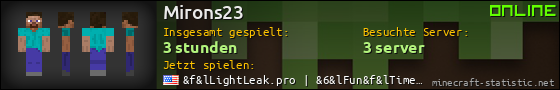 Benutzerleisten 560x90 für Mirons23