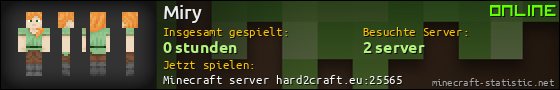 Benutzerleisten 560x90 für Miry
