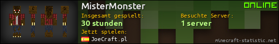 Benutzerleisten 560x90 für MisterMonster