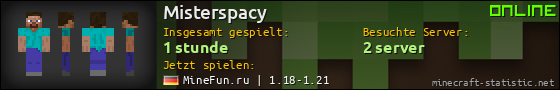Benutzerleisten 560x90 für Misterspacy