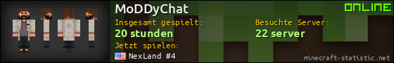 Benutzerleisten 560x90 für MoDDyChat
