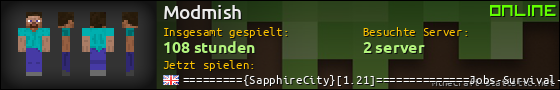 Benutzerleisten 560x90 für Modmish