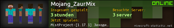 Benutzerleisten 560x90 für Mojang_ZaurMix