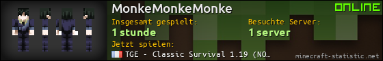 Benutzerleisten 560x90 für MonkeMonkeMonke