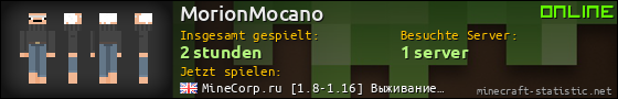 Benutzerleisten 560x90 für MorionMocano