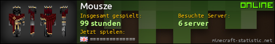 Benutzerleisten 560x90 für Mousze