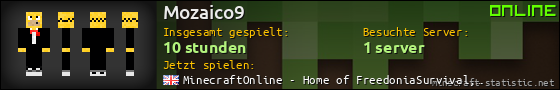 Benutzerleisten 560x90 für Mozaico9