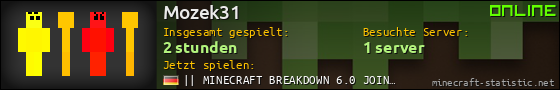 Benutzerleisten 560x90 für Mozek31