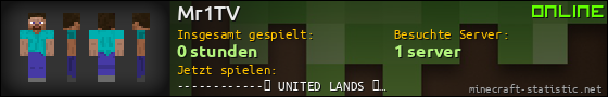 Benutzerleisten 560x90 für Mr1TV