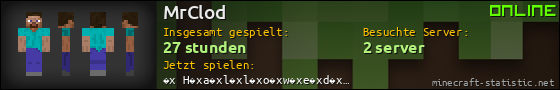 Benutzerleisten 560x90 für MrClod