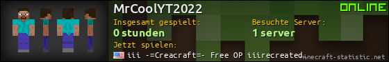 Benutzerleisten 560x90 für MrCoolYT2022