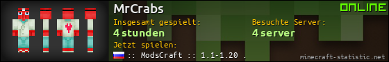Benutzerleisten 560x90 für MrCrabs