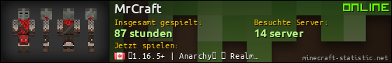 Benutzerleisten 560x90 für MrCraft