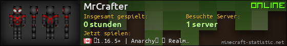 Benutzerleisten 560x90 für MrCrafter
