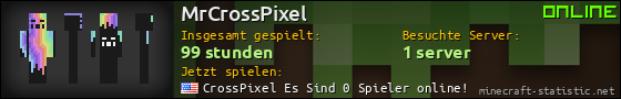 Benutzerleisten 560x90 für MrCrossPixel