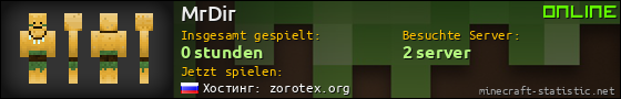Benutzerleisten 560x90 für MrDir