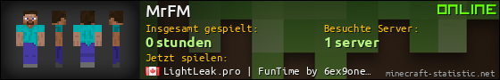 Benutzerleisten 560x90 für MrFM