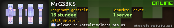 Benutzerleisten 560x90 für MrG33KS