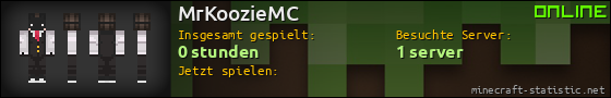 Benutzerleisten 560x90 für MrKoozieMC