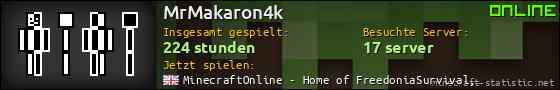 Benutzerleisten 560x90 für MrMakaron4k