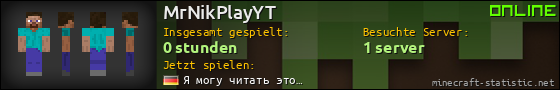 Benutzerleisten 560x90 für MrNikPlayYT