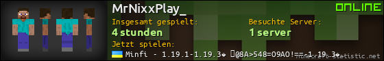 Benutzerleisten 560x90 für MrNixxPlay_