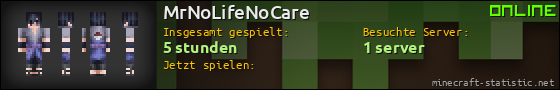 Benutzerleisten 560x90 für MrNoLifeNoCare