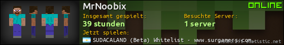 Benutzerleisten 560x90 für MrNoobix