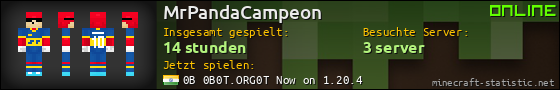 Benutzerleisten 560x90 für MrPandaCampeon