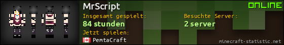 Benutzerleisten 560x90 für MrScript