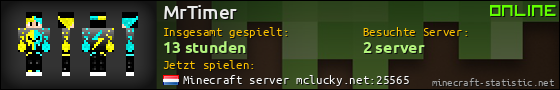 Benutzerleisten 560x90 für MrTimer