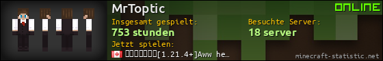 Benutzerleisten 560x90 für MrToptic