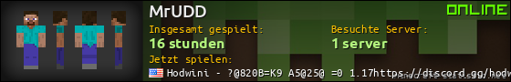 Benutzerleisten 560x90 für MrUDD