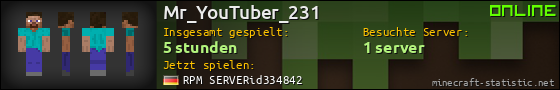 Benutzerleisten 560x90 für Mr_YouTuber_231