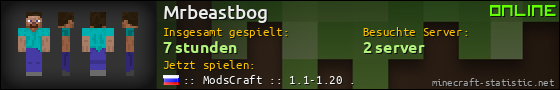 Benutzerleisten 560x90 für Mrbeastbog