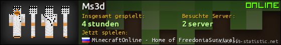 Benutzerleisten 560x90 für Ms3d