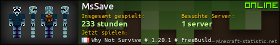 Benutzerleisten 560x90 für MsSave