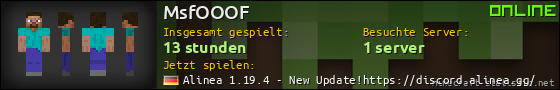 Benutzerleisten 560x90 für MsfOOOF
