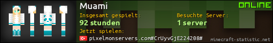 Benutzerleisten 560x90 für Muami
