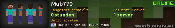 Benutzerleisten 560x90 für Mub770
