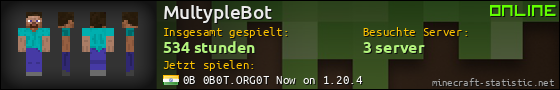 Benutzerleisten 560x90 für MultypleBot