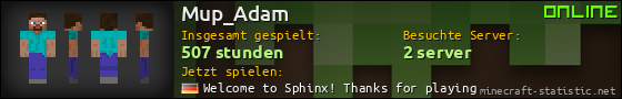 Benutzerleisten 560x90 für Mup_Adam