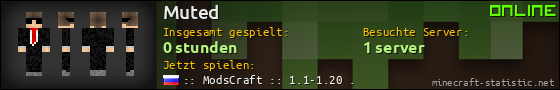 Benutzerleisten 560x90 für Muted