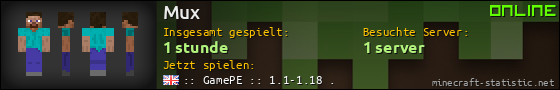 Benutzerleisten 560x90 für Mux