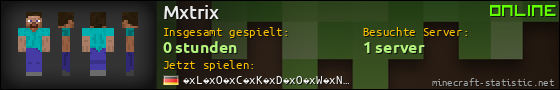 Benutzerleisten 560x90 für Mxtrix