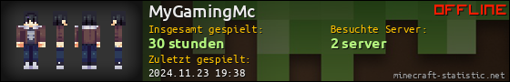 Benutzerleisten 560x90 für MyGamingMc